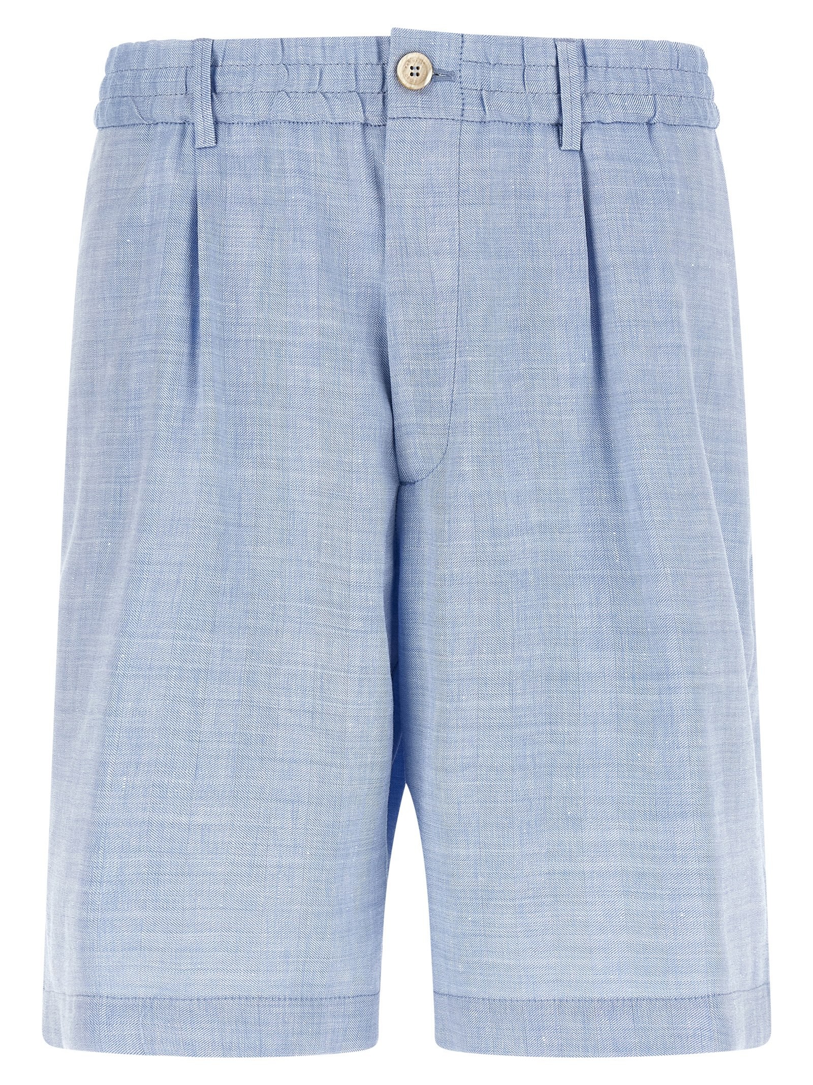 Brunello Cucinelli Chevron Bermuda Shorts
