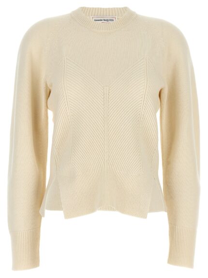 MCQUEEN 'Chevron Corset' Sweater