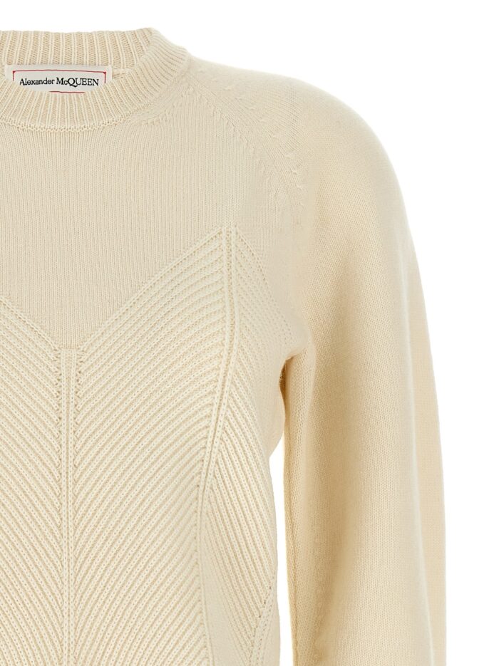 MCQUEEN 'Chevron Corset' Sweater