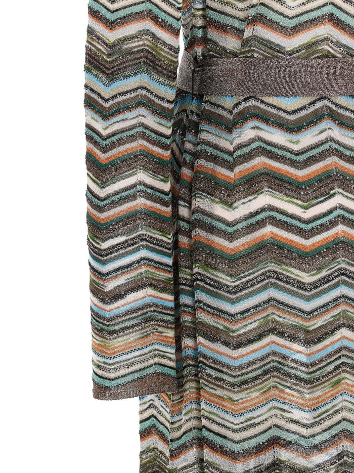 Missoni Chevron Lamé Cardigan
