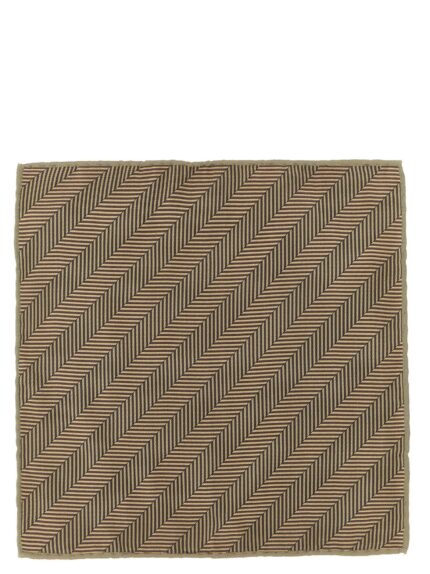 Brunello Cucinelli Chevron Pocket Clutch