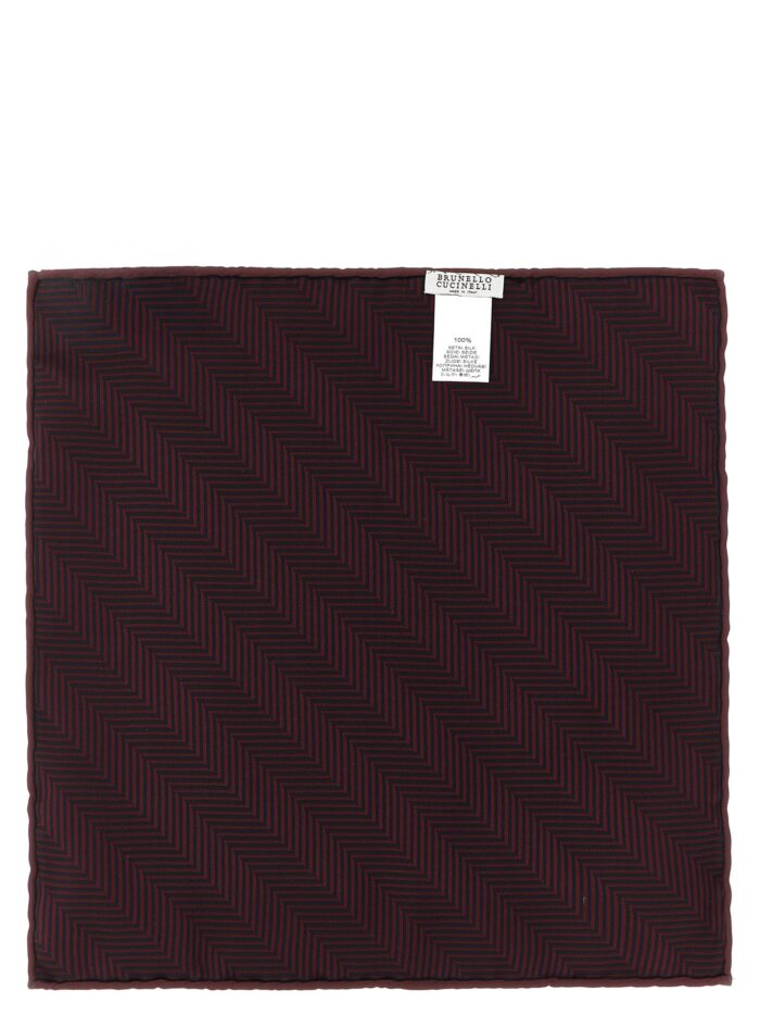 Brunello Cucinelli Chevron Pocket Clutch