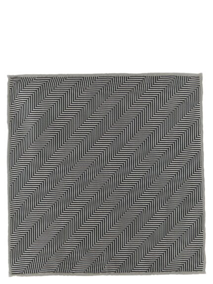 Brunello Cucinelli Chevron Pocket Clutch