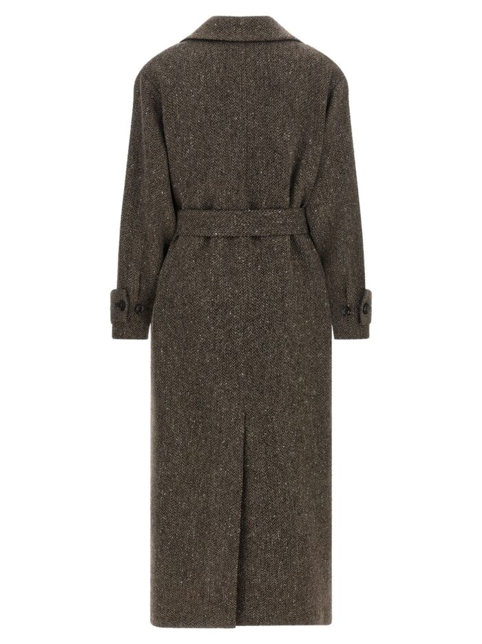 KITON Chevron Wool Coat