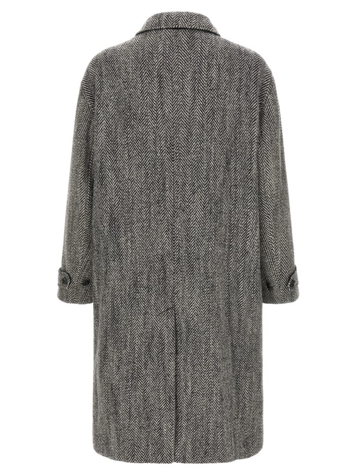 DOLCE&GABBANA 'Chevron' Wool Coat