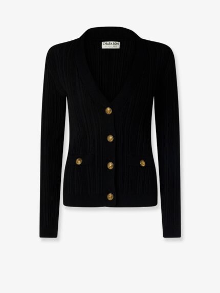 CHIARA BONI New Pepper Viscose Cardigan