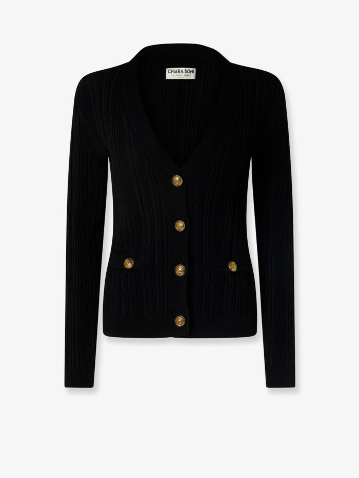 CHIARA BONI New Pepper Viscose Cardigan