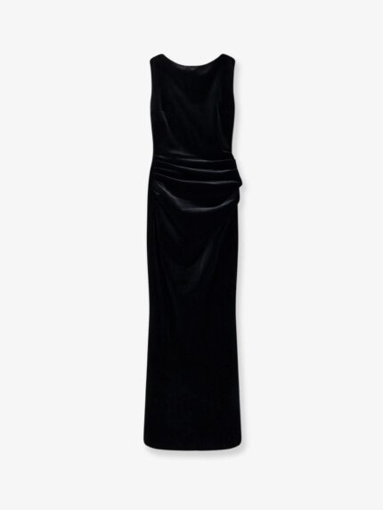 CHIARA BONI Nima Velvet Long Dress