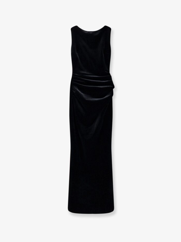 CHIARA BONI Nima Velvet Long Dress