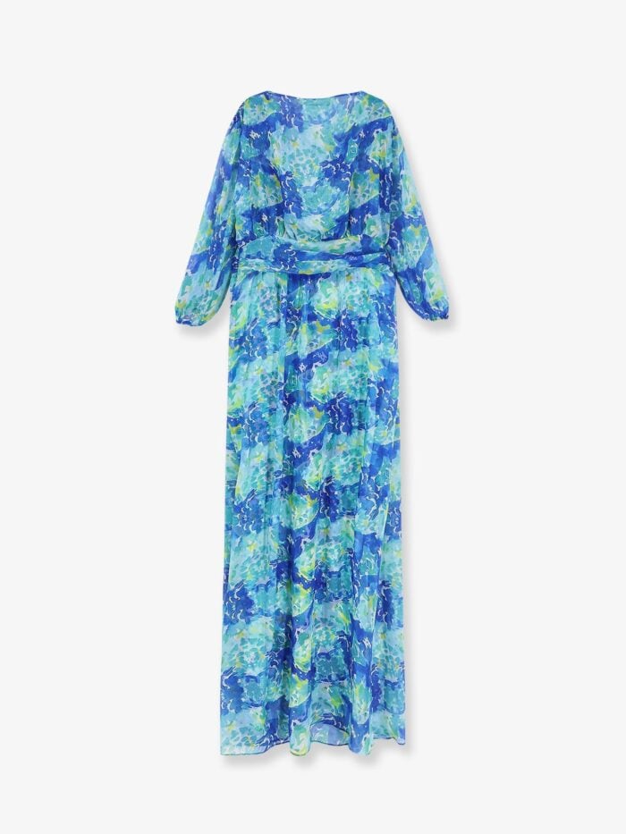 CHIARA BONI Toki Chiffon Long Dress