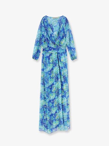 CHIARA BONI Toki Chiffon Long Dress