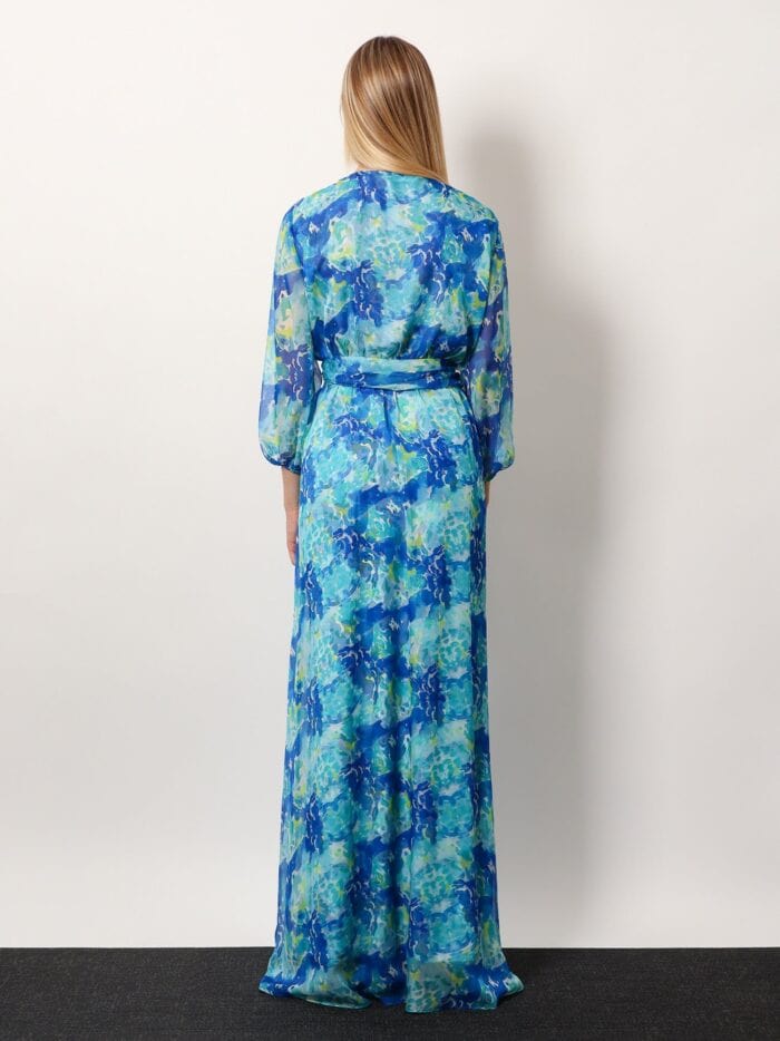 CHIARA BONI Toki Chiffon Long Dress