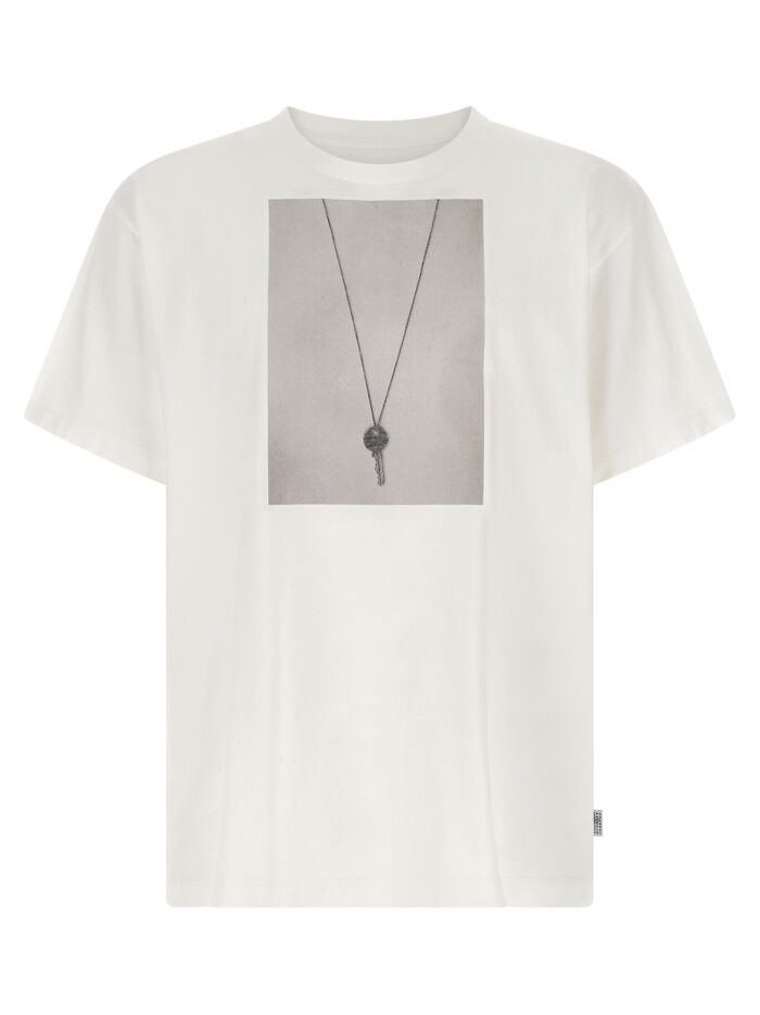 mm6 maison margiela 'chiave' print t shirt MM6 MAISON MARGIELA 'chiave' Print T-shirt
