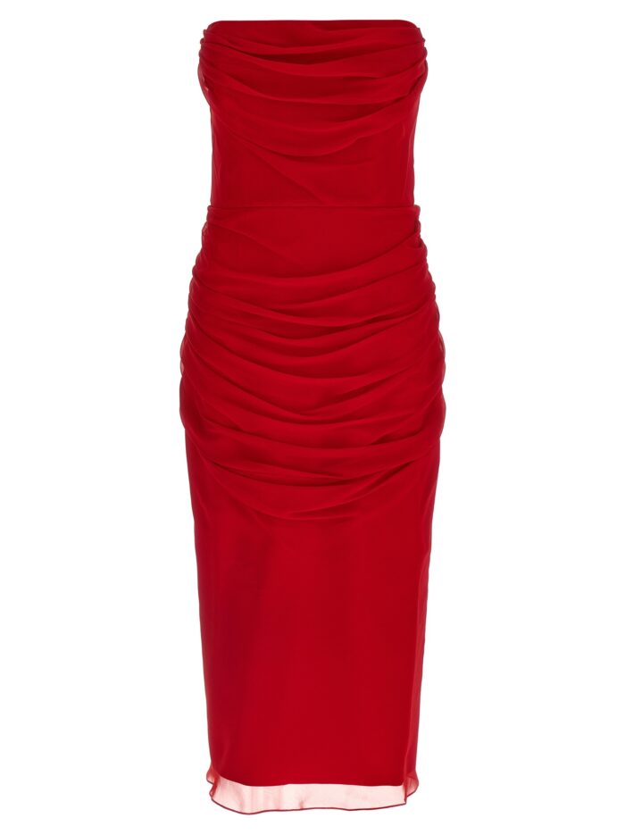 carolina herrera chiffon dress CAROLINA HERRERA Chiffon Dress