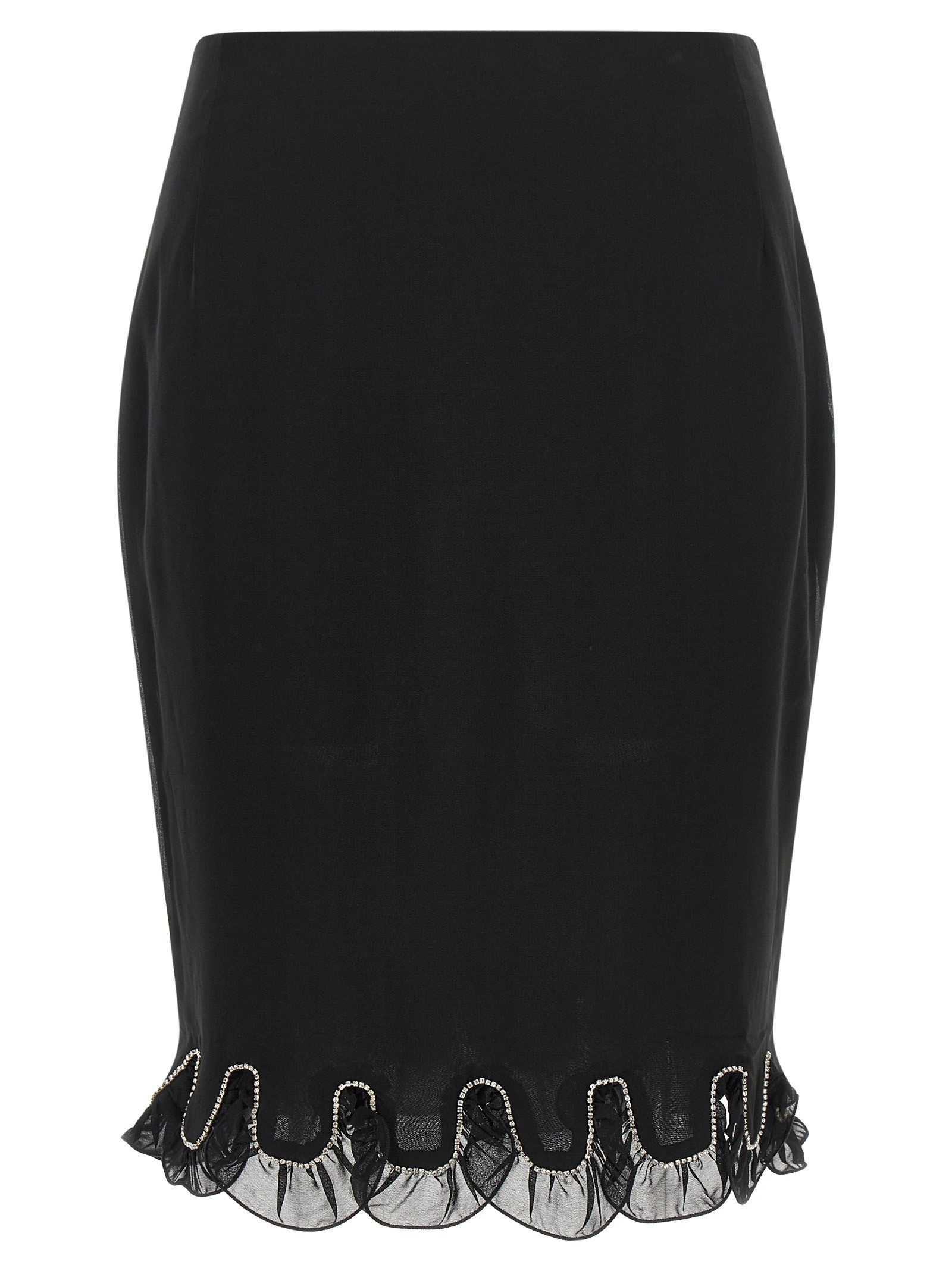 ROTATE BIRGER CHRISTENSEN Chiffon Flounces Skirt