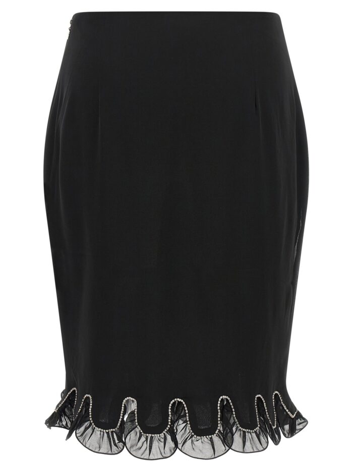 ROTATE BIRGER CHRISTENSEN Chiffon Flounces Skirt