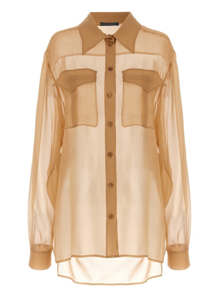 alberta ferretti chiffon shirt Alberta Ferretti Chiffon Shirt