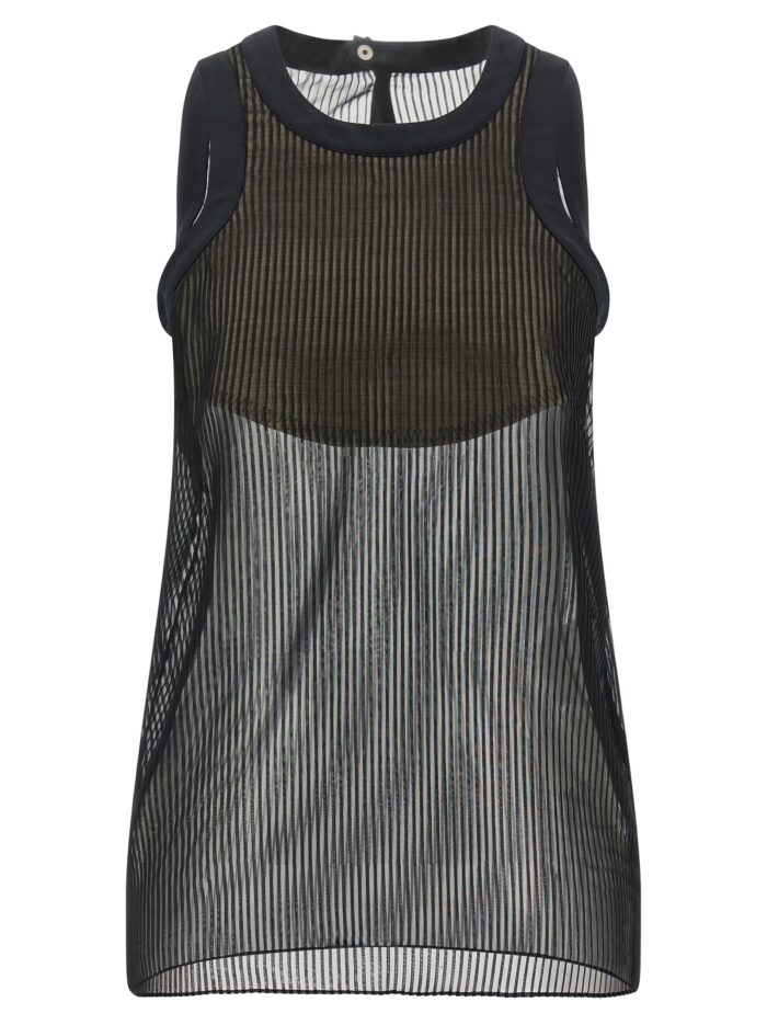 sacai chiffon top SACAI Chiffon Top