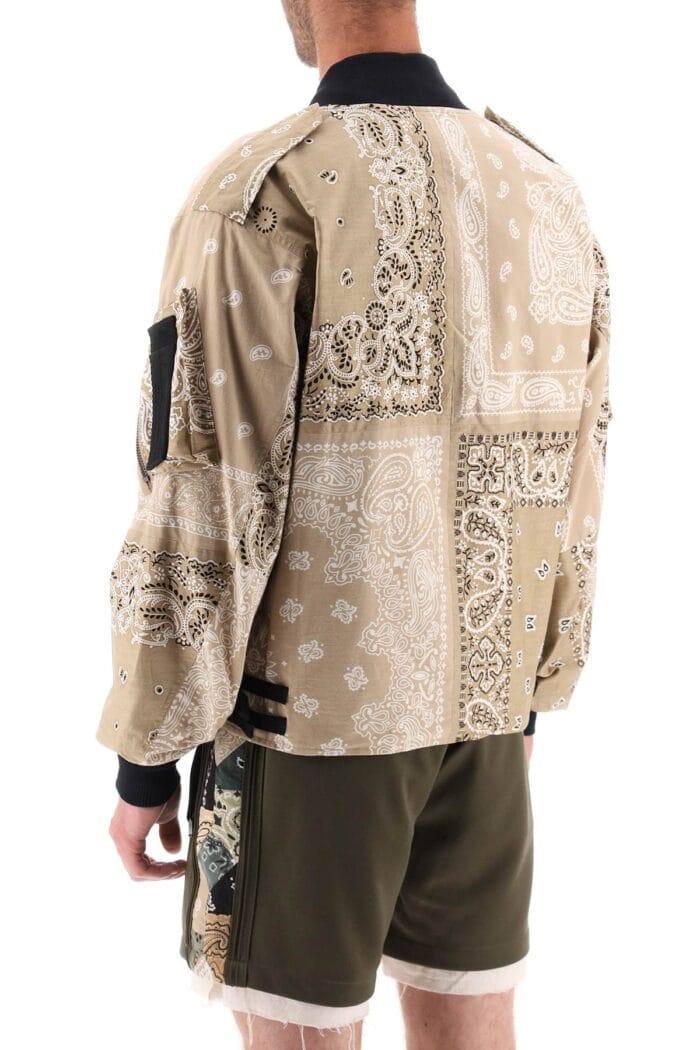 Children Of The Discordance Bomber Jacket With Bandana Motif