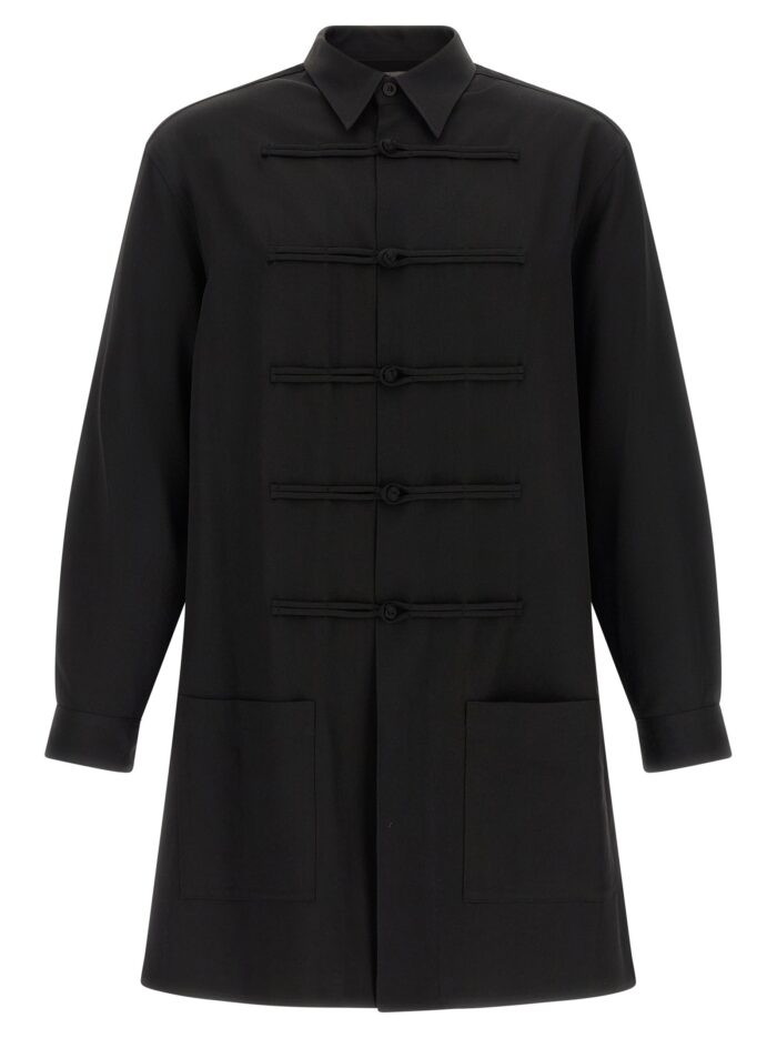 yohji yamamoto 'china button' shirt YOHJI YAMAMOTO 'China Button' Shirt