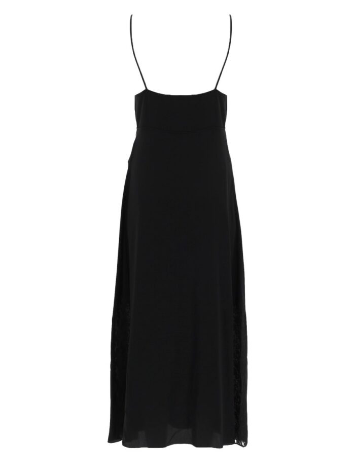 CHLOÉ ABITO LUNGO CON DETTAGLIO IN PIZZO