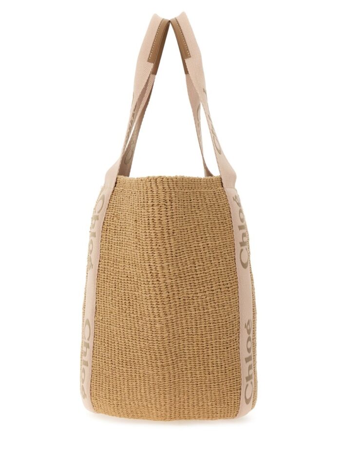 CHLOÉ BASKET BAG "WOODY" LARGE