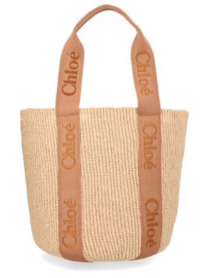 CHLOÉ BASKET BAG "WOODY" LARGE