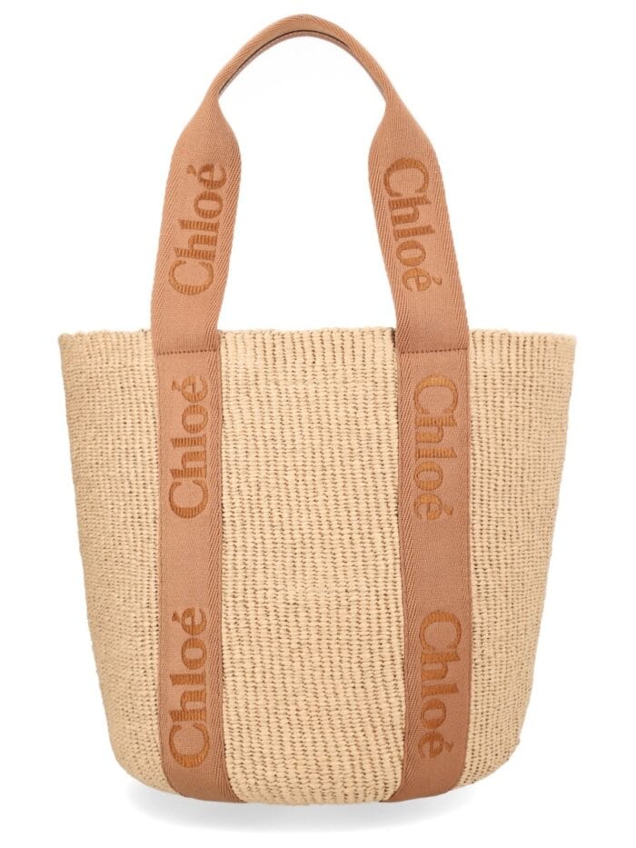 CHLOÉ BASKET BAG "WOODY" LARGE