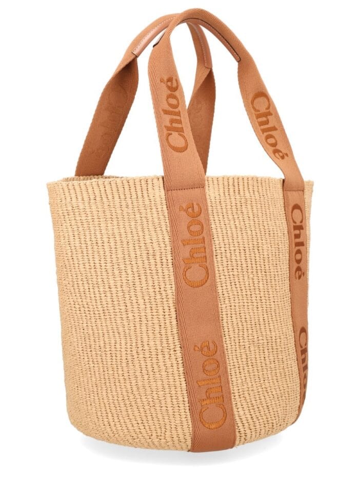 CHLOÉ BASKET BAG "WOODY" LARGE