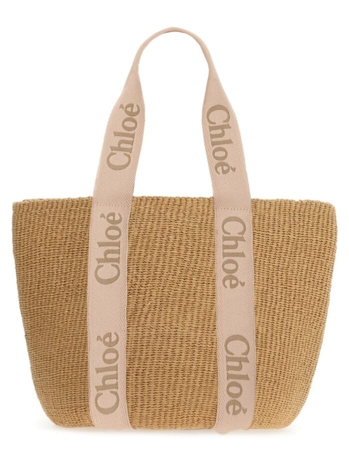 CHLOÉ BASKET BAG "WOODY" LARGE