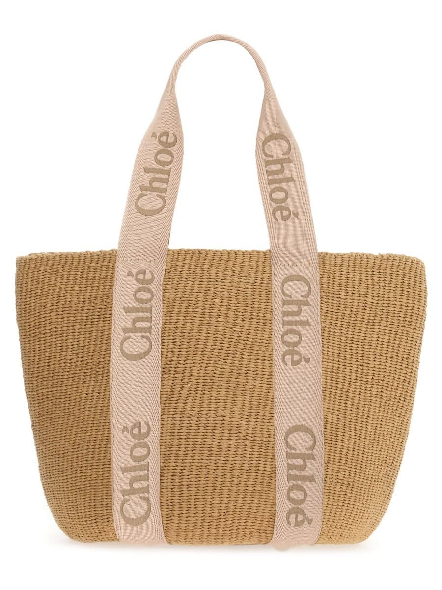 CHLOÉ BASKET BAG "WOODY" LARGE