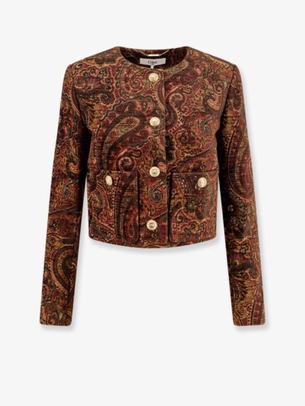 CHLOE' Blazer With Multicolor Pattern