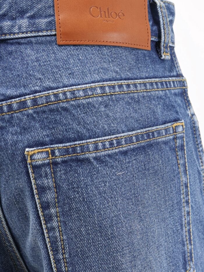 CHLOE' Blue Denim Capri Jeans