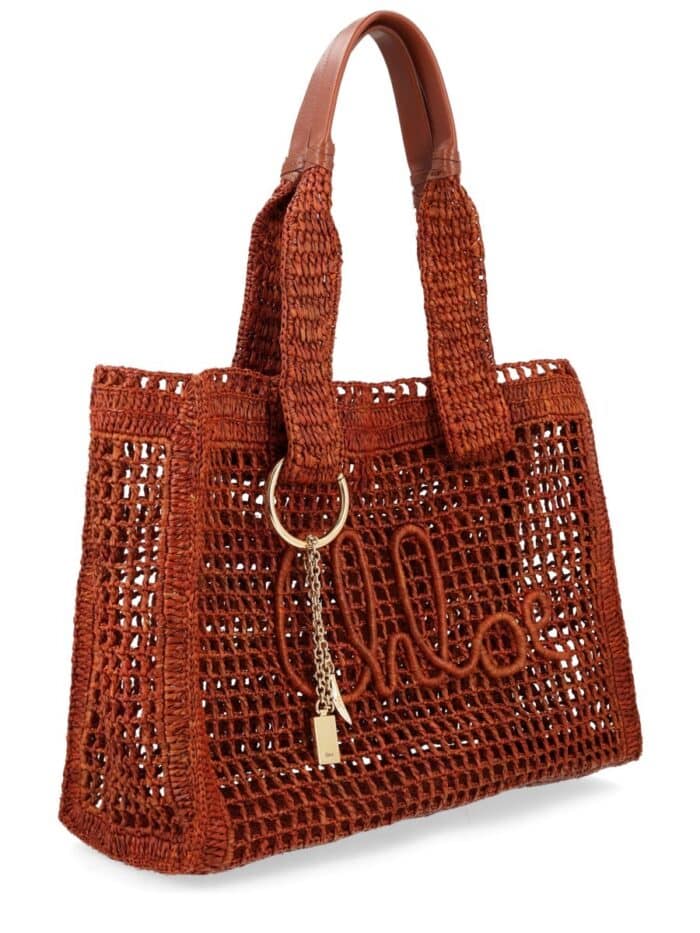 CHLOÉ BORSA TOTE "SUMMER BANANA EAST-WEST"