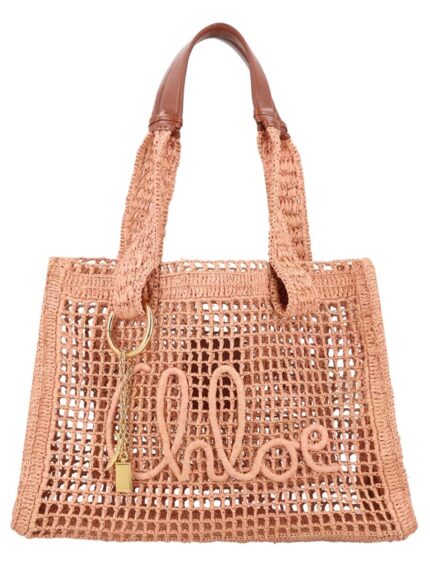 CHLOÉ BORSA TOTE "SUMMER BANANA EAST-WEST"