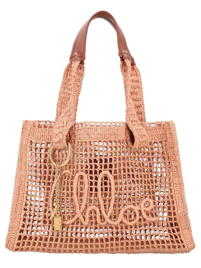 CHLOÉ BORSA TOTE "SUMMER BANANA EAST-WEST"