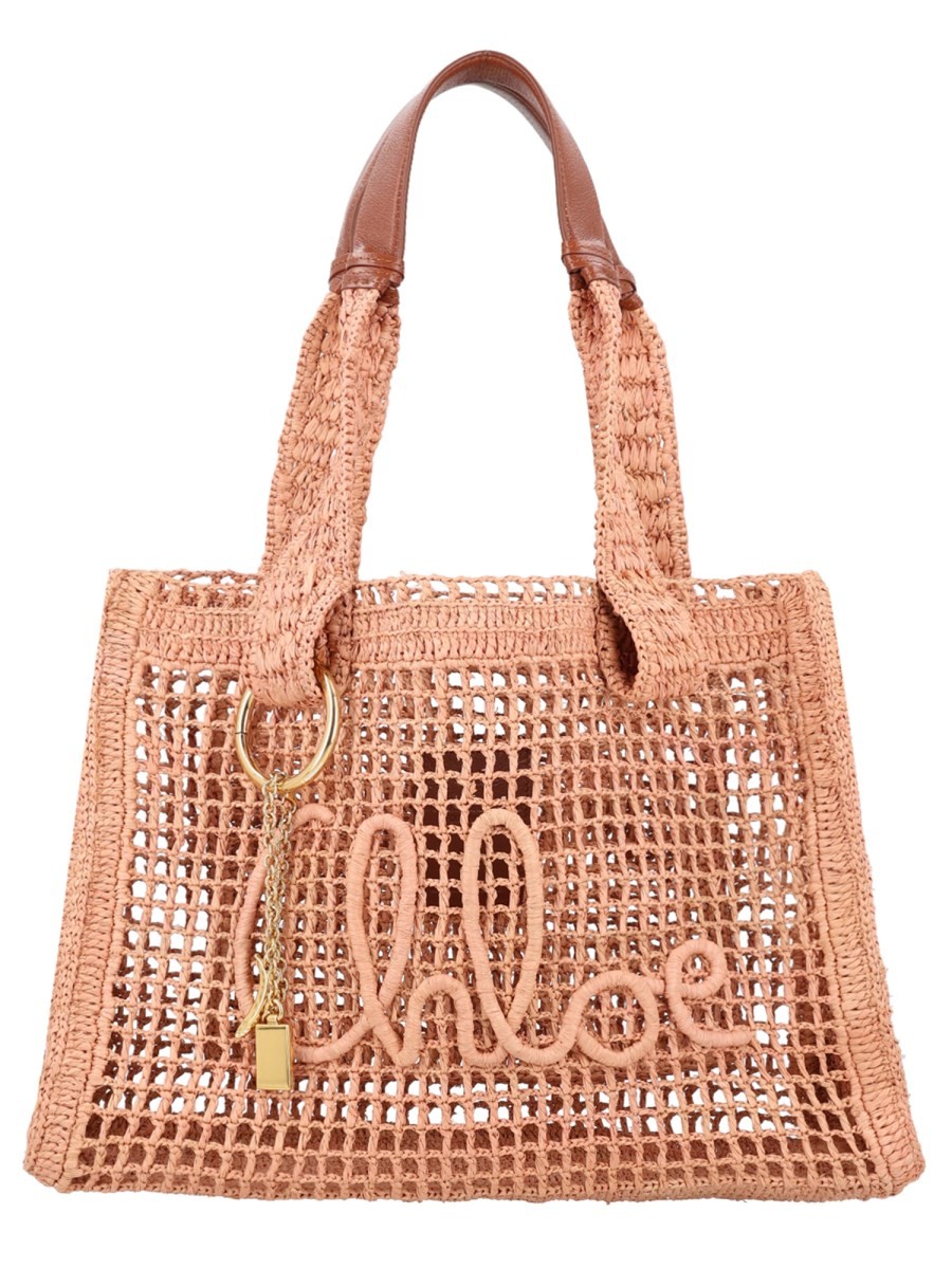 CHLOÉ BORSA TOTE "SUMMER BANANA EAST-WEST"