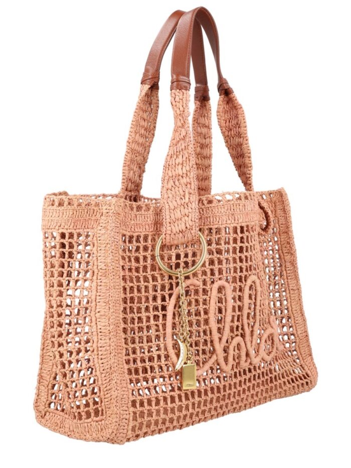 CHLOÉ BORSA TOTE "SUMMER BANANA EAST-WEST"