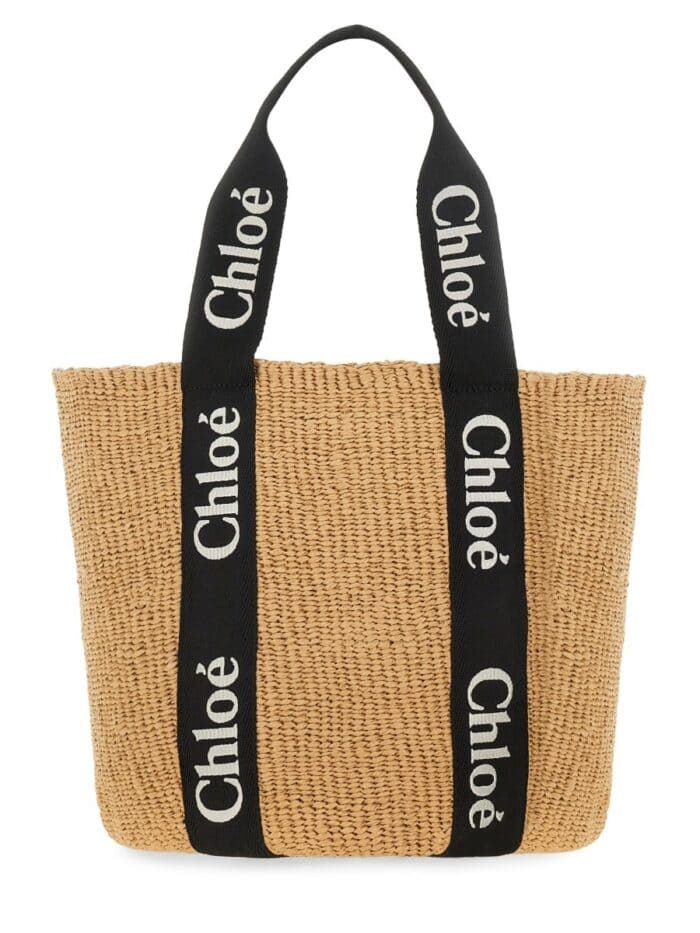 CHLOÉ BORSA "WOODY" LARGE