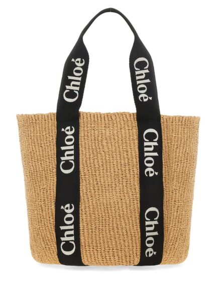 CHLOÉ BORSA "WOODY" LARGE