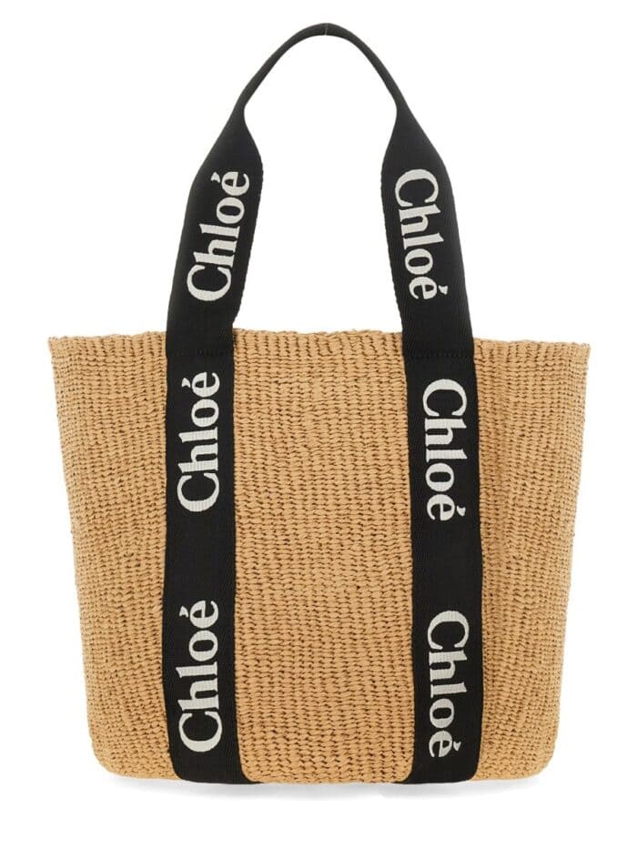 CHLOÉ BORSA "WOODY" LARGE