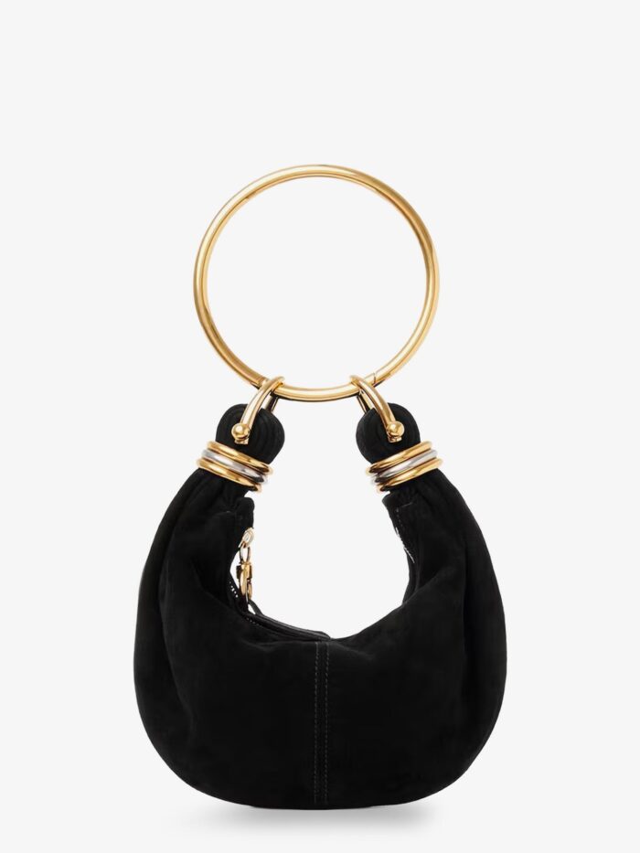 CHLOE' Bracelet Suede Crossbody Bag