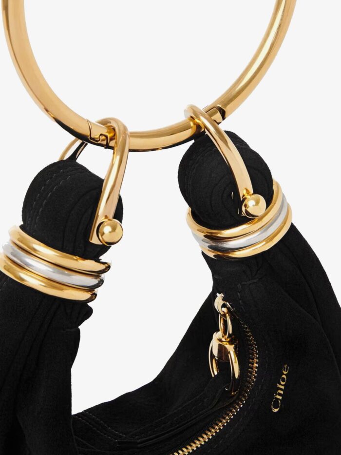 CHLOE' Bracelet Suede Crossbody Bag