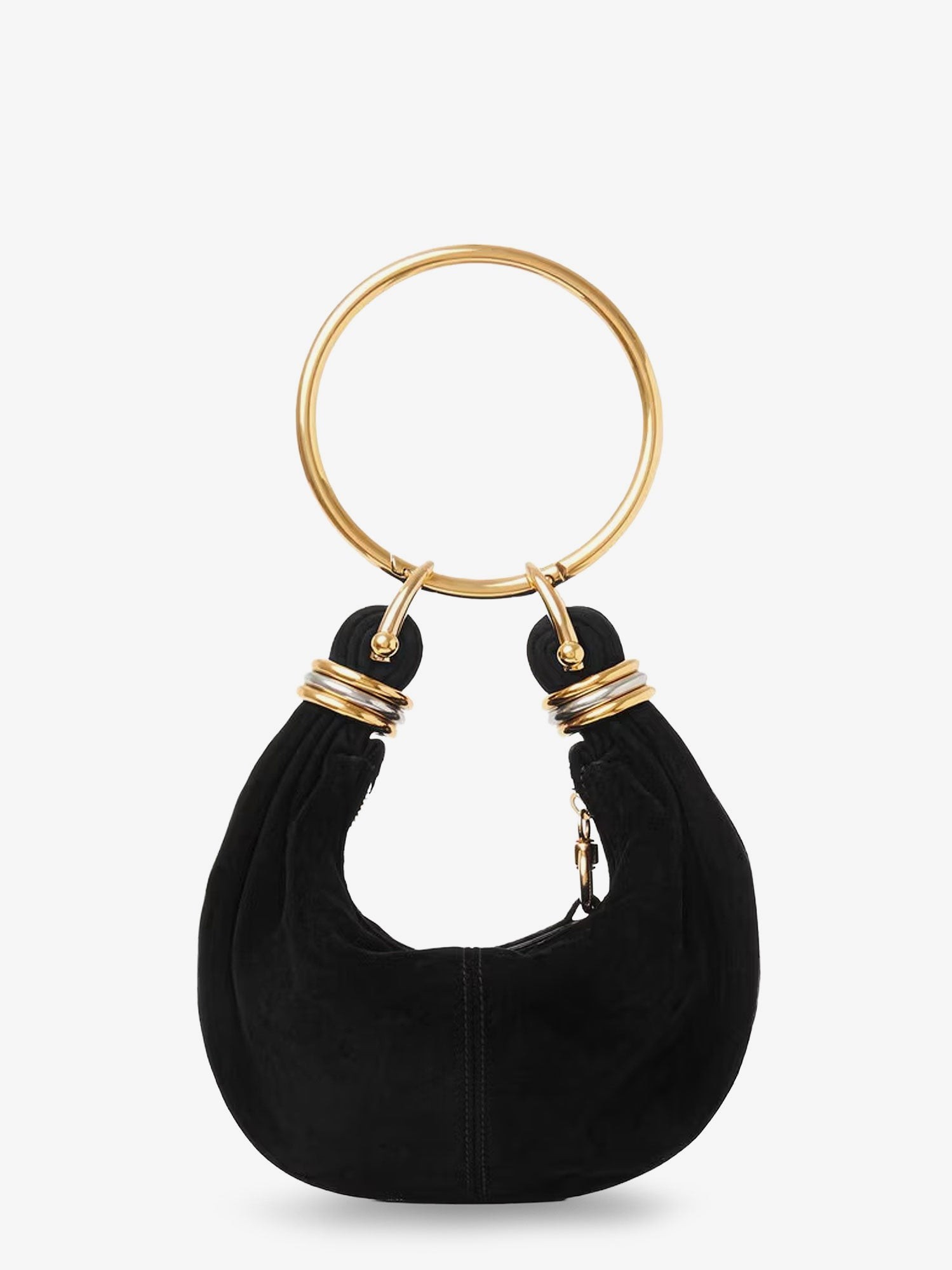 CHLOE' Bracelet Suede Crossbody Bag