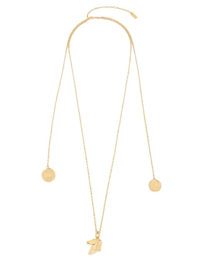 CHLOE' BRASS NECKLACE