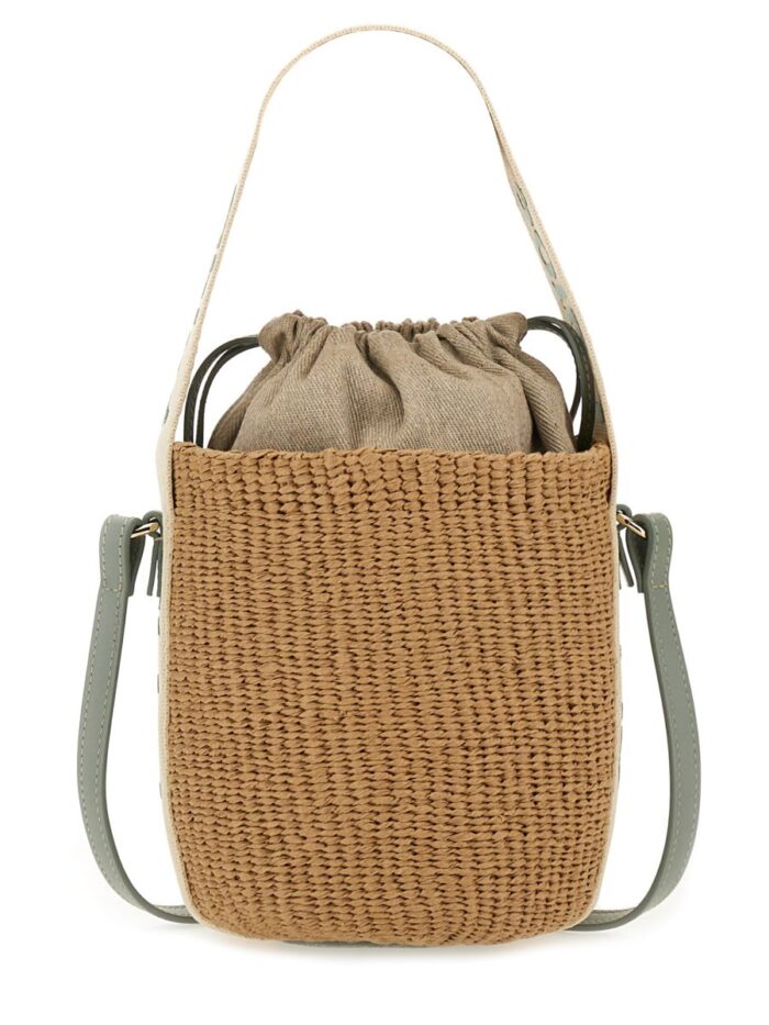 chloÉ bucket bag "woody" small CHLOÉ BUCKET BAG "WOODY" SMALL