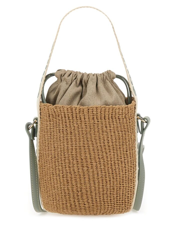 chloÉ bucket bag "woody" small CHLOÉ BUCKET BAG "WOODY" SMALL