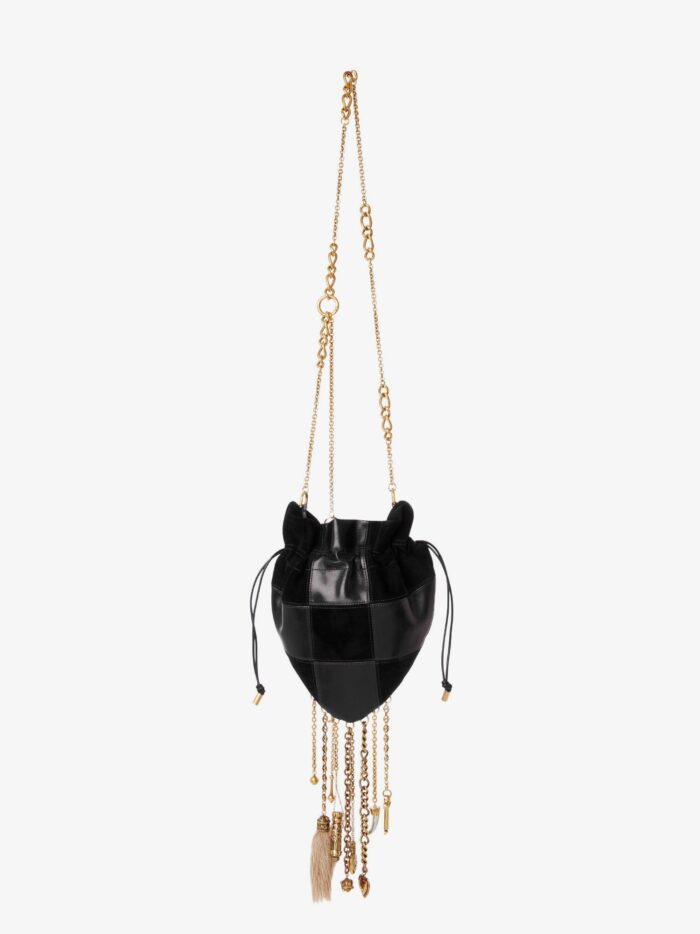 CHLOE' Château Treasures Leather And Suede Crossbody Bag