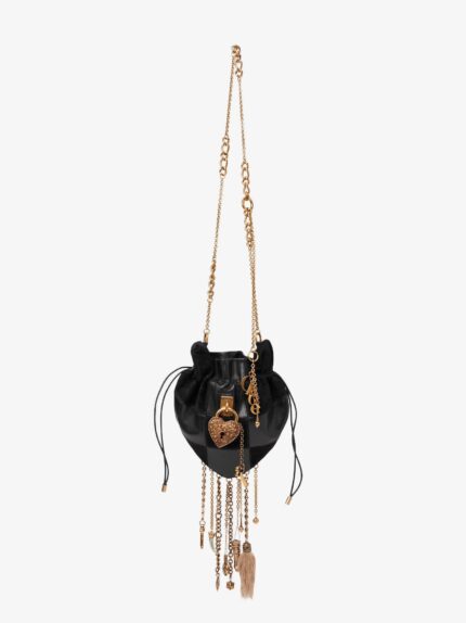 CHLOE' Château Treasures Leather And Suede Crossbody Bag