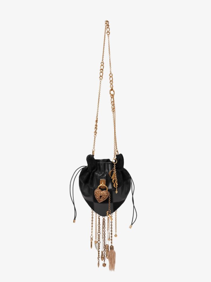 CHLOE' Château Treasures Leather And Suede Crossbody Bag